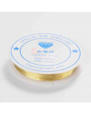 Latón. Corte redondo. Calibre 24 (0,51 mm). 9,5 metros. Temple Suave.