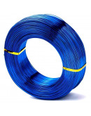 Aluminio. Alambre redondo. Calibre 20 (0,80 milímetros diámetro). Color azul. 5 metros.