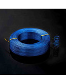 Aluminio. Alambre redondo. Calibre 20 (0,80 milímetros diámetro). Color azul. 5 metros.