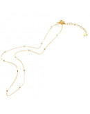 Aleación de cobre+Acero. Color dorado. 45 centímetros largo. 6 cm extensión. 2 mm grosor. 1 unidad.