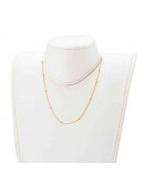 Aleación de cobre+Acero. Color dorado. 45 centímetros largo. 6 cm extensión. 2 mm grosor. 1 unidad.