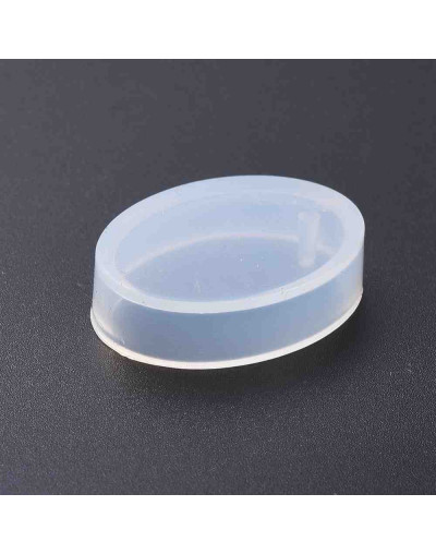 Moldes de silicona. Para resina. Ovalado. 28x21x7,5 milímetros. 1 unidad.