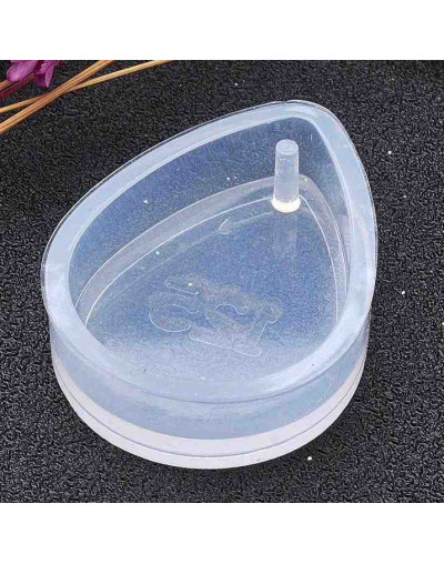 Moldes de silicona. Para resina. Gota. 25x18x7,5 milímetros. 1 unidad.