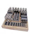 Embutidora. 40 piezas. Acero. Base madera. 1 set. Embutidora. 40 piezas. Acero. Base madera. 1 set.