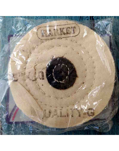 Disco de trapo. 4" diámetro. 40 pliegues. 1 unidad. Disco de trapo. 4" diámetro. 40 pliegues. 1 unidad.