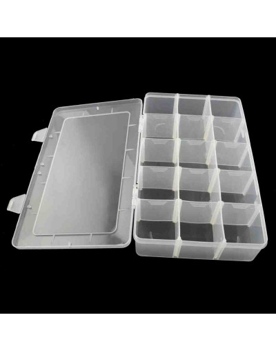 Organizador. 15 divisiones. 27x16,5x5,5 centímetros. Divisiones extraibles. 1 unidad. Organizador. 15 divisiones. 27x16,5x5,5 centímetros. Divisiones extraibles. 1 unidad.
