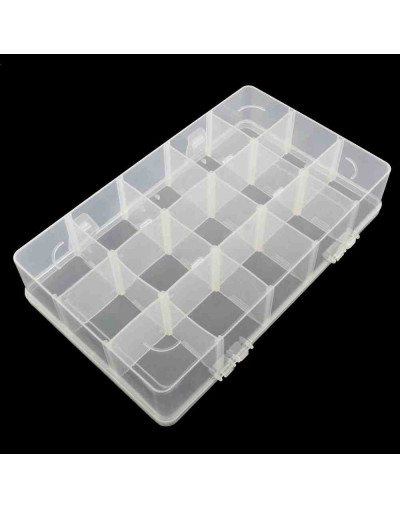 Organizador. 15 divisiones. 27x16,5x5,5 centímetros. Divisiones extraibles. 1 unidad. Organizador. 15 divisiones. 27x16,5x5,5 centímetros. Divisiones extraibles. 1 unidad.