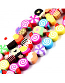 Comida. 9~14x6~9x5 milímetros. 1,5 mm perforación. 40 unidades hilo (aproximado).