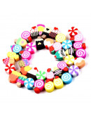 Comida. 9~14x6~9x5 milímetros. 1,5 mm perforación. 40 unidades hilo (aproximado).