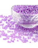 Color Sólido Ceylon. VIOLET (1). 3 milímetros. 1 mm perforación. 40 gramos