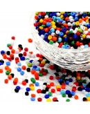 Chaquira. Color Sólido. MIXTO (1). 2 mm. 1 mm perforación. 40 gramos (2600 uds aprox)