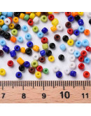 Color Sólido. MIXTO (1). 3 milímetros. 1 mm perforación. 900 unidades aproximado