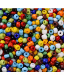 Color Sólido. MIXTO (1). 3 milímetros. 1 mm perforación. 900 unidades aproximado