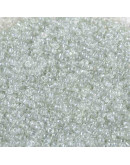 Chaquira. Cristal lustrado. CLEAR. 2 mm. 1 mm perforación. 40 gramos (2600 uds aprox)