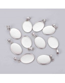 Base Acero. Color plateado. 23x14x1,5 mm. Agujero 2 mm. Para trabajos de 18x13 mm. 1 ud Base Acero. Color plateado. 23x14x1,5 mm. Agujero 2 mm. Para trabajos de 18x13 mm. 1 ud