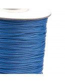 Cordón de poliester encerado. Piel de Serpiente. Color ROYAL BLUE. 1 mm grosor. 80 metros cono.