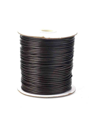 Cordón de poliester Encerado Coco 2 milímetros grosor 3 metros