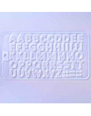 Moldes de silicona. Para resina. Letras. 210x114 milímetros. 18~20 mm letras. 1 unidad. Moldes de silicona. Para resina. Letras. 210x114 milímetros. 18~20 mm letras. 1 unidad.