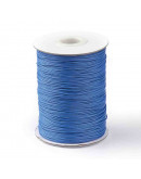 Cordón de poliester encerado. Piel de Serpiente. Color ROYAL BLUE. 1 mm grosor. 5 metros.