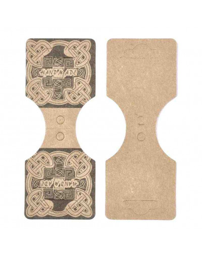 Etiquetas para collares y pulseras. Cartón decorado. 90x35 milímetros. 50 unidades. Etiquetas para collares y pulseras. Cartón decorado. 90x35 milímetros. 50 unidades.