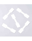 Etiquetas adhesivas. Rectángulo. Color blanco. 60x13 milímetros. 50 unidades (aproximado). Etiquetas adhesivas. Rectángulo. Color blanco. 60x13 milímetros. 50 unidades (aproximado).