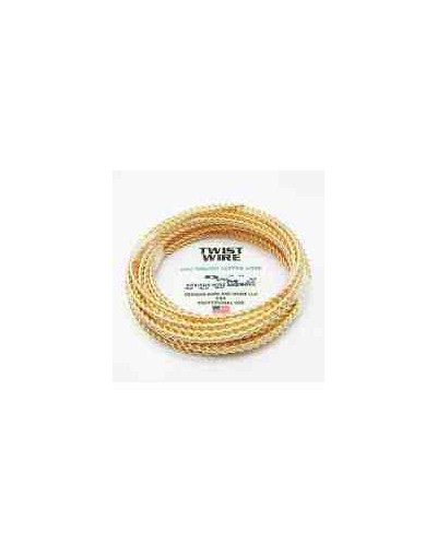 Designs Wire. Dorado 18k.Tipo Entorchado. Calibre 18 (1 mm).Temple suave. 3,83 yardas.