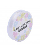 Hilo elástico Trasparente 0,8 mm diámetro 10 metros carrete 1 carrete