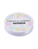 Hilo elástico Trasparente 0,8 mm diámetro 10 metros carrete 1 carrete