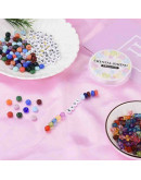 Hilo elástico Trasparente 0,8 mm diámetro 10 metros carrete 1 carrete