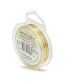 Aleación de cobre. Dorado 14K. Redondo. Calibre 24 (0,51 mm), Temple suave. 20 yardas