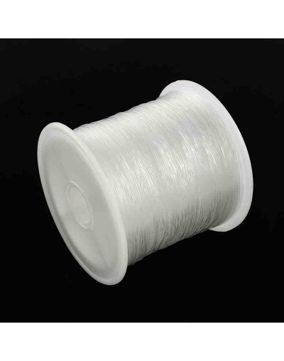 Nylon cristal Para collares invisibles 0,60 mm diametro 20 metros 1 rollo