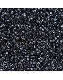 MIYUKI Delica. Color: GUNMETAL. 1,3x1,6 mm (11/0). 0,8 mm perforación. 10 gramos (2000 uds aprox). MIYUKI Delica. Color: GUNMETAL. 1,3x1,6 mm (11/0). 0,8 mm perforación. 10 gramos (2000 uds aprox).