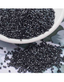 MIYUKI Delica. Color: GUNMETAL. 1,3x1,6 mm (11/0). 0,8 mm perforación. 10 gramos (2000 uds aprox). MIYUKI Delica. Color: GUNMETAL. 1,3x1,6 mm (11/0). 0,8 mm perforación. 10 gramos (2000 uds aprox).