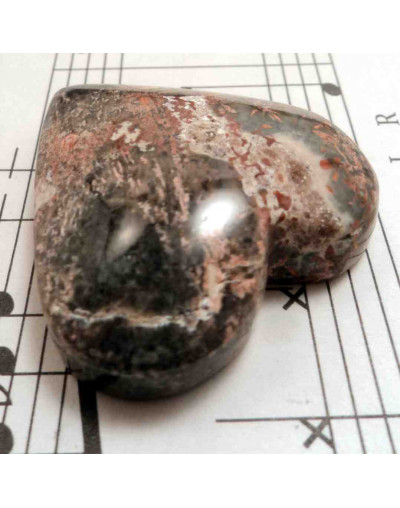 Calcedonia México. Piedra Ranurada. Dije mediano.