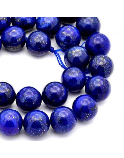 Lapislázuli. 04 milímetros diámetro. 1 mm perforación. 90 unidades hilo (aproximado).