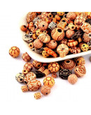 Estilo Antiguo (1). Varios diseños. Tonos café. De 9 a 30 mm. 25 uds. aproximadamente. 15 gramos.