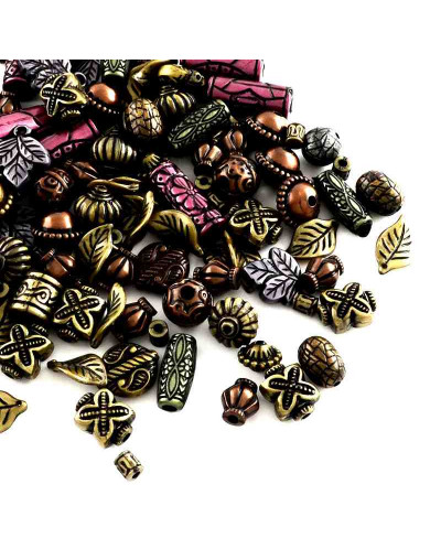 Estilo Antiguo (2). Varios diseños. Tonos barrocos. De 6 a 25 mm. 15 uds. aprox. 15 gramos.