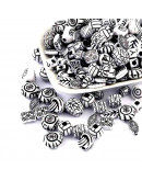 Estilo Antiguo (5). Varios diseños. Tonos blancos. De 8 a 25 mm. 15 uds. aproximadamente. 15 gramos.