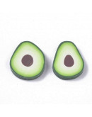 Aguacates. 11x9x1,5 milímetros. Sin perforación. 30 unidades aproximado.