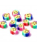 Flores/Smile. Varios colores (1). 10x4.5 milímetros. 1,2 mm de perforación. 10 unidades. Flores/Smile. Varios colores (1). 10x4.5 milímetros. 1,2 mm de perforación. 10 unidades.