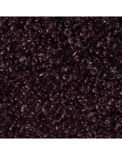 Cristal brillante Color ROSY BROWN cristal 2 milímetros 1 mm perforación 40 gramos