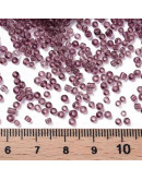 Cristal brillante Color ROSY BROWN cristal 2 milímetros 1 mm perforación 40 gramos