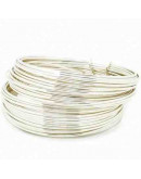 Designs Wire. Plateado. Tipo Redondo. Calibre 16 (1,30 mm).Temple suave. 5 yardas