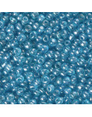 Cristal Lustrado. CYAN. 4 mm diámetro. 1.5 mm perforación. 40 gramos. 390 uds aprox