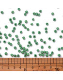 Color Sólido. PALE GREEN. 4 milímetros.1,50 mm perforación. 40 gramos. 390 uds. aprox.