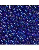 Cristal Arcoiris. BLUE. 4 milímetros.1,50 mm perforación. 40 gramos. 390 uds. aprox.