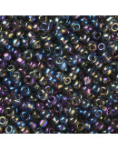 Cristal Arcoiris. DARK GRAY. 4 milímetros.1,50 mm perforación. 40 gramos. 390 uds. aprox.