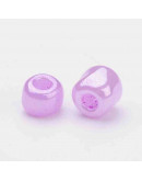 Color Sólido Ceylon. VIOLET (1). 4 milímetros.1,50 mm perforación. 40 gramos. 390 uds. aprox.