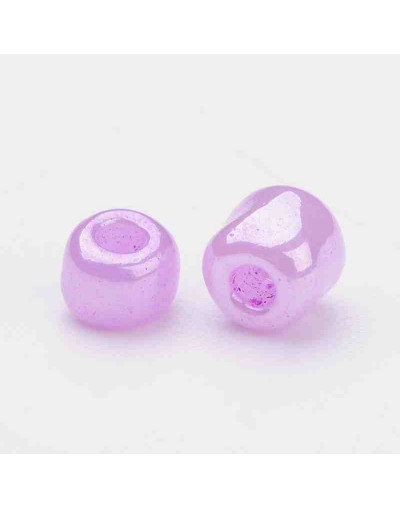 Color Sólido Ceylon. VIOLET (1). 4 milímetros.1,50 mm perforación. 40 gramos. 390 uds. aprox.