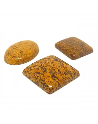 Jásper Cobra. Cabujón. Diferentes formas. Venta por gramos.